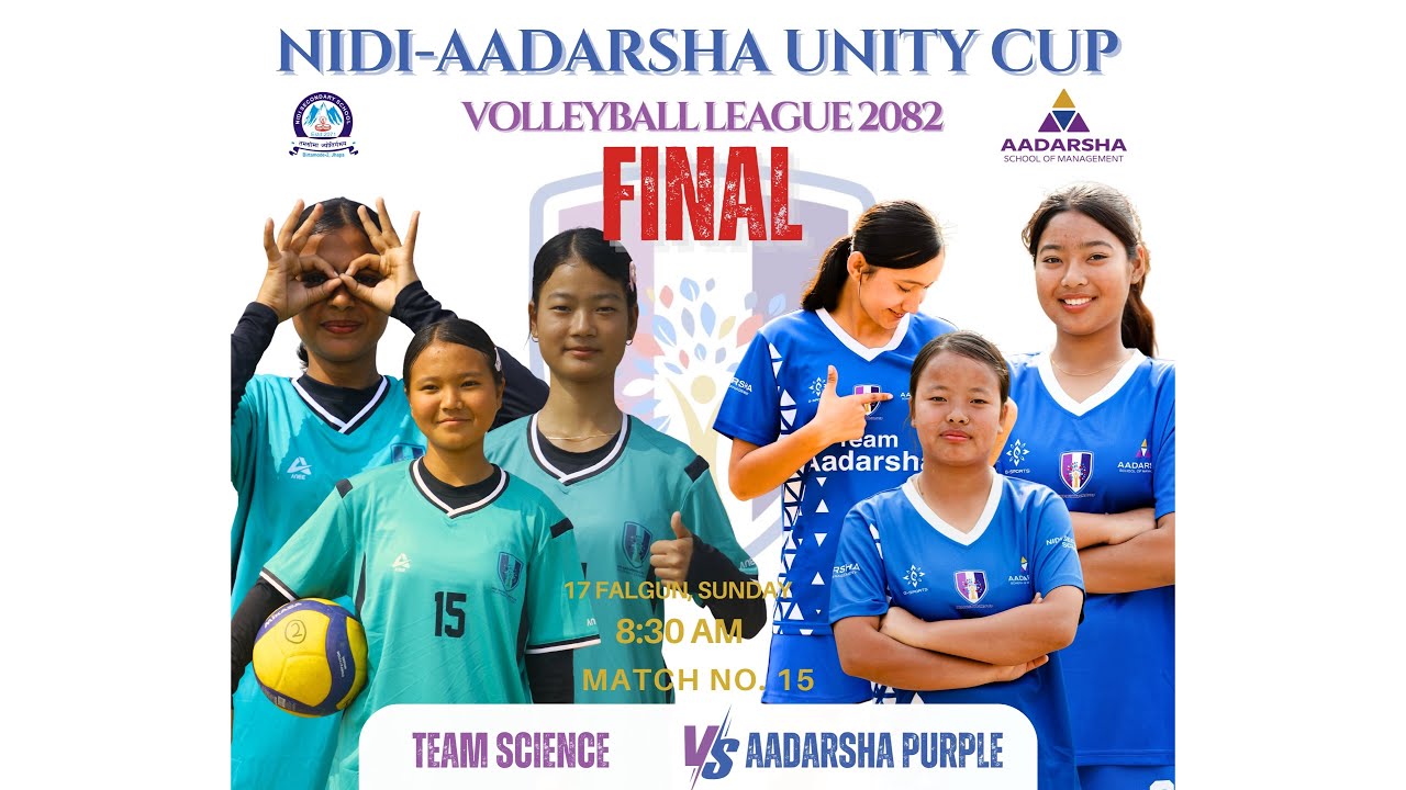Final Final Final
Nidi Science VS Aadarsha Purple