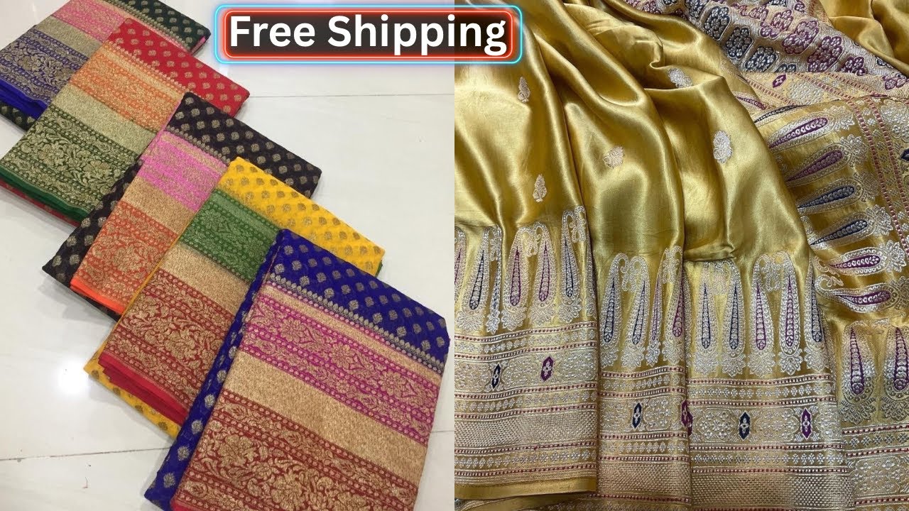 FREE Shipping on Banarasi Sarees 🛍 | Single Piece Order | Near Kashi Vishwanath Mandir