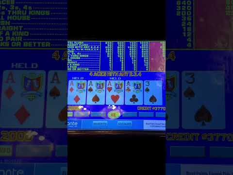 HITTING 4 ACES WITH THE KICKER FOR A HUGE PAYOUT!! #poker