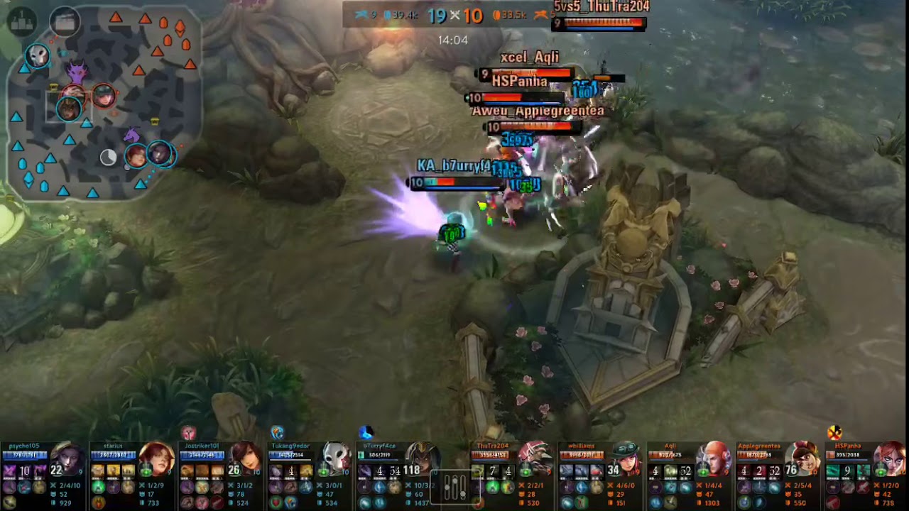 VainGlory - Anka Gank by 4 end up getting a triple kill| Best Plays