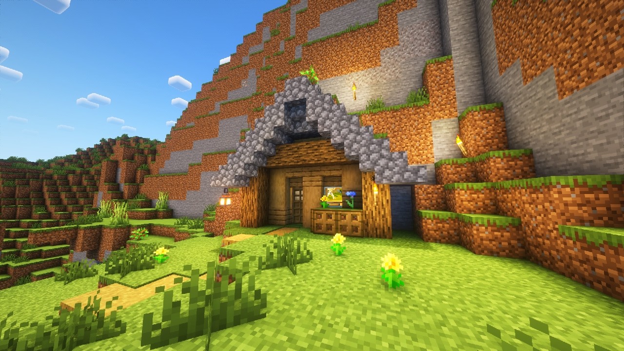 Minecraft Survival | The Starter House | Episode 1 - YouTube