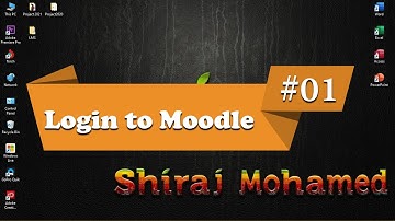 01 Login to Moodle - Step by Step with Voice Guides #SEUSL #VLE #LMS Moodle Training for Teachers