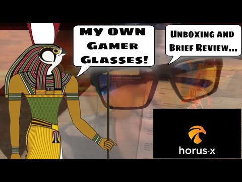 HORUS X • Blue Light Blocking Glasses Amazon Unboxing And Review Video