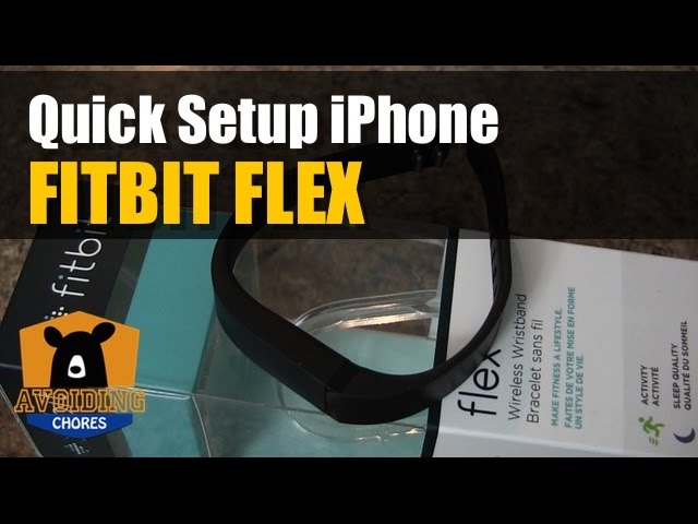 Fitbit flex - Quick Setup Using iPhone 