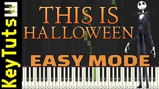 Video thumbnail of "Learn to Play This Is Halloween from Nightmare Before Christmas - Easy Mode"