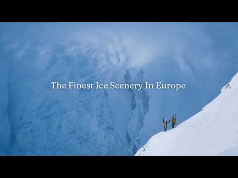 Exploring the biggest glacier in continental Europe with our snowboard & Paraglider's
