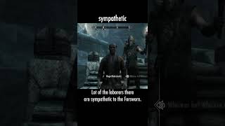 sympathetic — The Elder Scrolls V: Skyrim dialogue scene