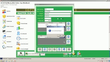 KOMPUTER KASIR DEMO APLIKASI SALON - MODUL MASTER