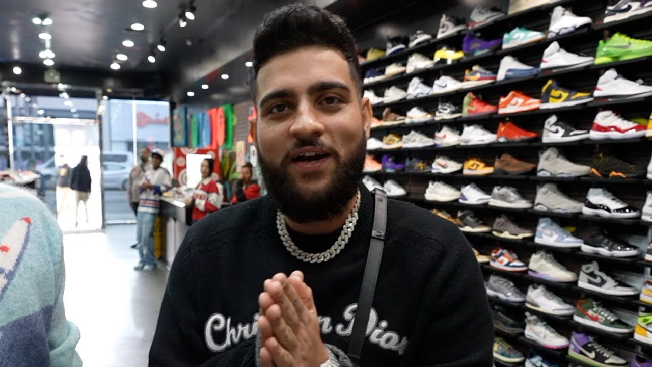 Karan Aujla Goes Shopping For Sneakers With CoolKicks - YouTube