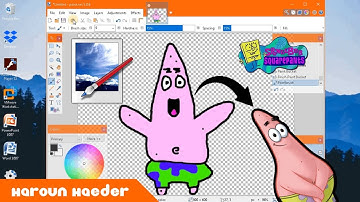 How to draw Patrick Star using Paint.NET!