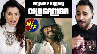 EMIWAY - CHUSAMBA (OFFICIAL MUSIC VIDEO) (EXPLICIT) | Emiway Bantai Song REACTION!!