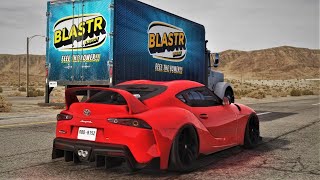 BeamNG Drive - Overtaking Car Crashes #14