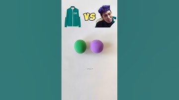 Squid Game Thanos & Tracksuit guess the final color #squidgame  #colormixing #satisfying #asmr