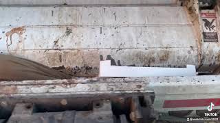 Cabinet destroyed by trash truck Update
