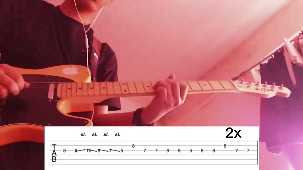 Under the influence short version // guitar tabs YouTube