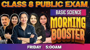 Class 8 Basic Science | Public Exam | Morning Booster | Exam Winner Class 8