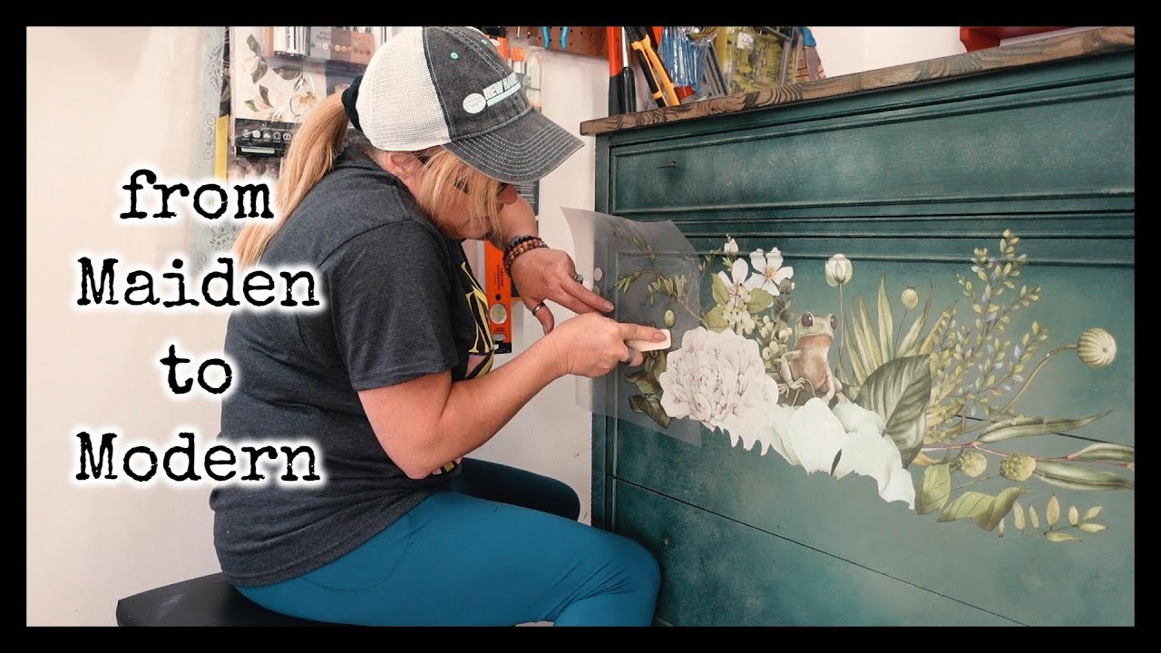 Transforming a Curbside Find into a Stunning ((MUST SEE)) Work of Art ♥ #beforeandafter