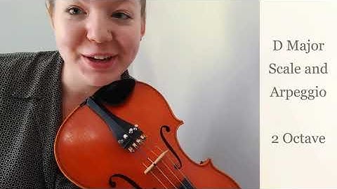 Viola | D Major Scale and Arpeggio - 2 Octave