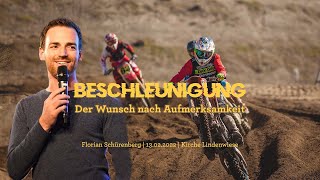 Predigt  - 13.02.2022 -  Florian Schürenberg - Beschleunigung