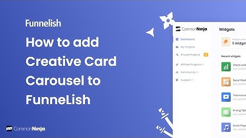 How to add Creative Card Carousel to Funnelish