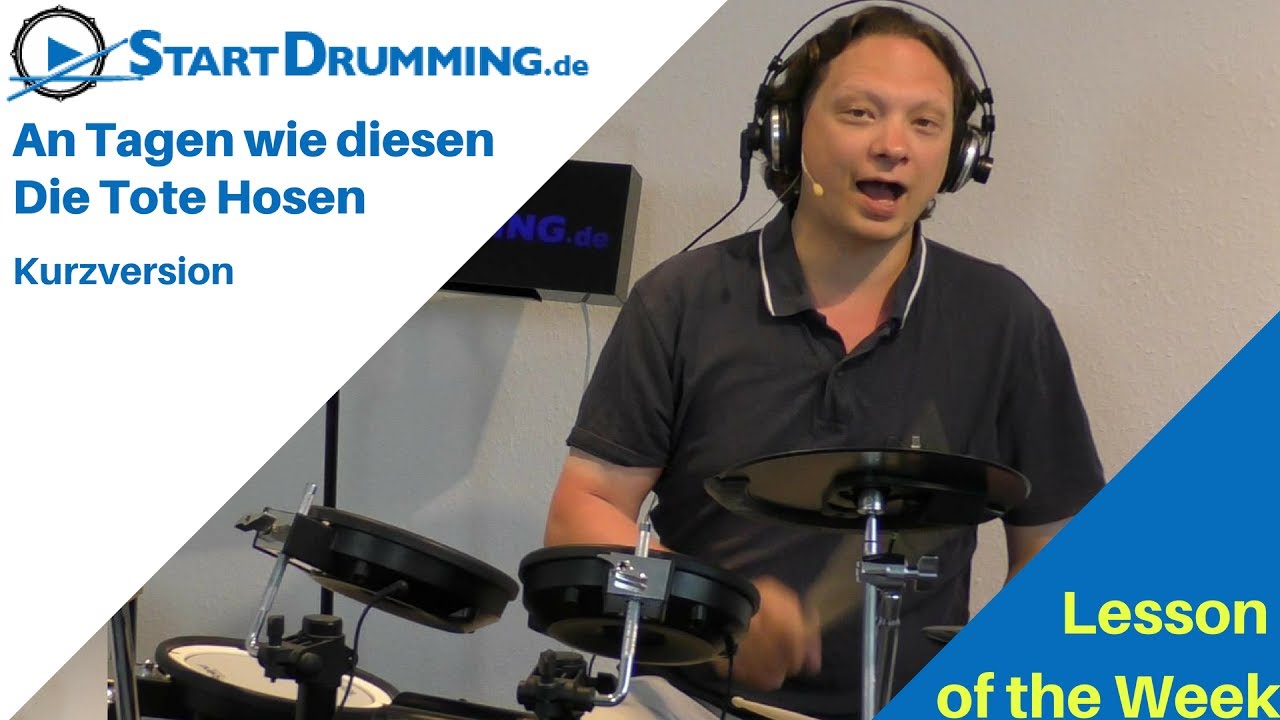 An Tagen wie diesen - Toten Hosen - Tutorial (Kurzversion)