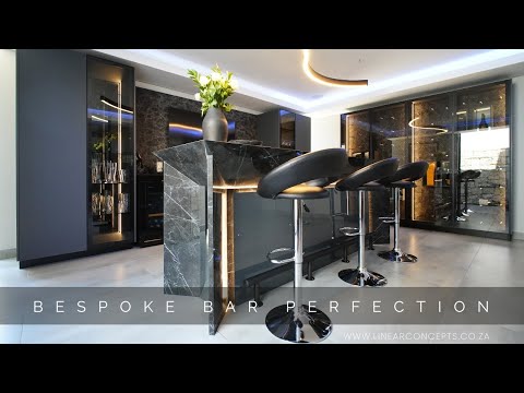 Bespoke Sculptured Bar: Luxury in Waterfall Country Estate