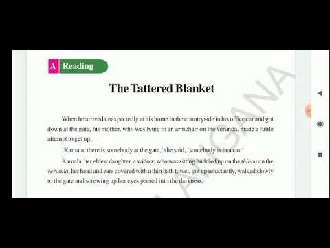 The Tattered Blanket Class 8 English Telangana Board Youtube