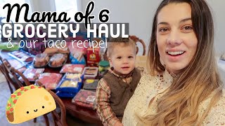 ✨AMAZING Taco Recipe &amp; Weekly GROCERY HAUL for my Large Family!