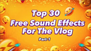 TOP 30+ FUNNY SOUND EFFECTS FOR VLOG CHANNEL | SPARKER THAMIZHA ♨