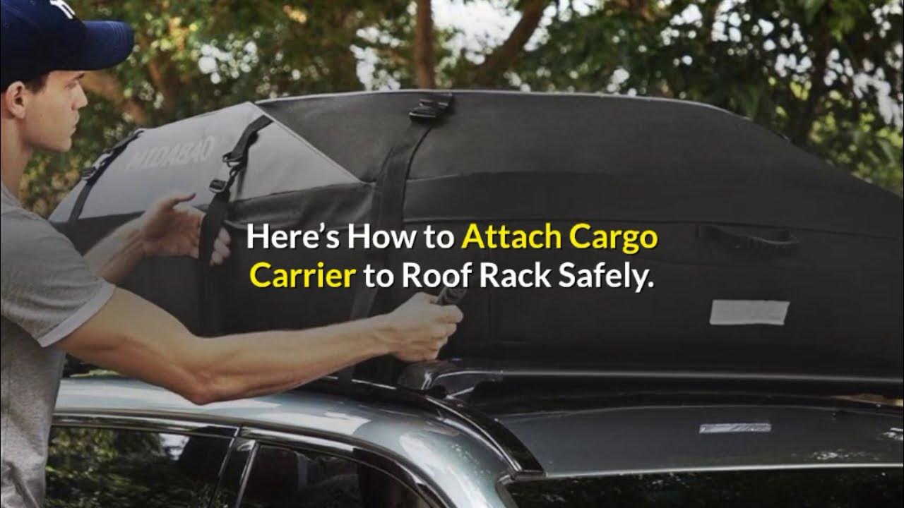 How to Attach Cargo Carrier to Roof Rack Right Way YouTube
