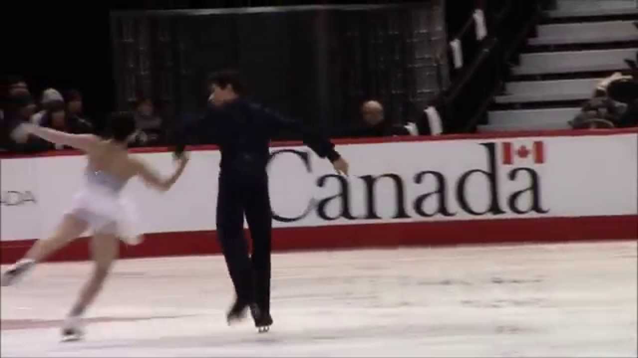 Tessa Virtue Scott Moir FD PRACTICE 2014 Nationals