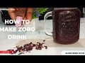 How to make the most  refreshing zobo drink without sugar