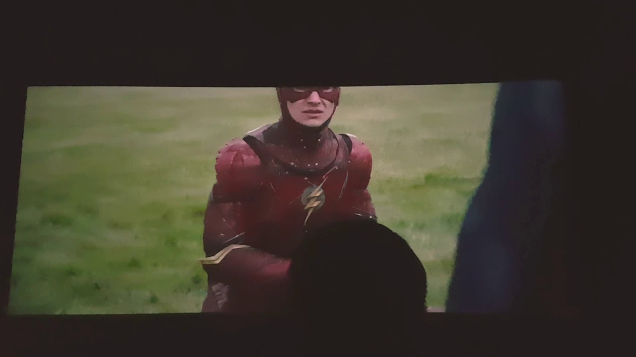 SuperMan vs Flash , the race - Justice League End Credits