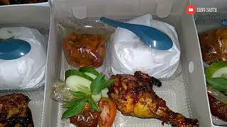 100 BOX PAKET NASI AYAM BAKAR DAN ESTIMASI HARGA JUALNYA. 