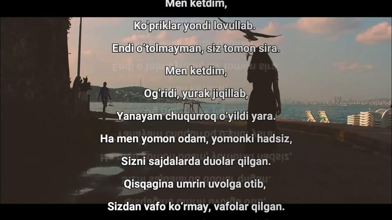 Men xotinimga irgib ketdim