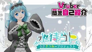 「【自己紹介】Vtuber一問一答自己紹介【水待コト】」のサムネイル