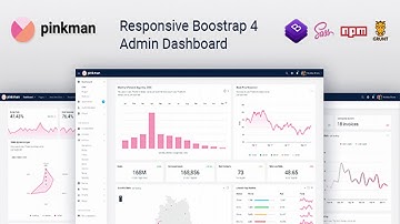 Pinkman - Bootstrap 4 Admin Dashboard Template & UI Kit | Themeforest Website Templates and Themes