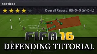 FIFA 19 (16) DEFENDING TUTORIAL - How To Pressure And Dominate Division 1 - ADVANCED TECHNIQUES