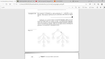 Computational Theory   Automata   Derivation Tree , Ambiguity 2