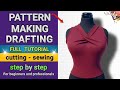 Craft a Perfect Bodice with Collar: Step-by-Step Draft, Sew &amp; Mannequin Show