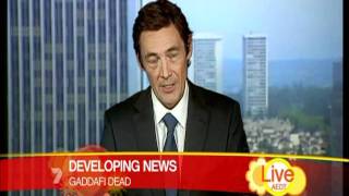 World Leader's reactions to Gaddafi's death 21.10.11(Morning Show)