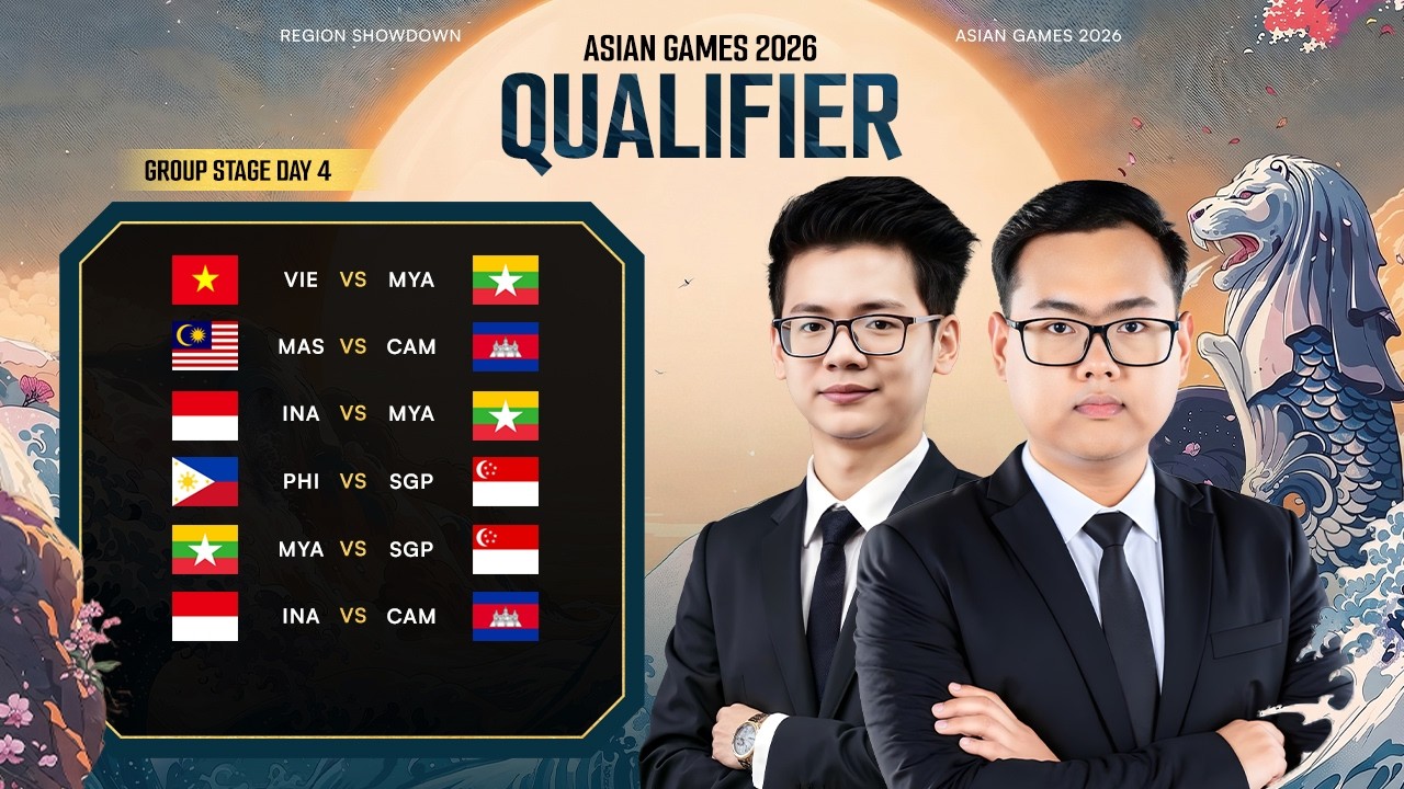 [Official Restream]2026 AsianGames MLBB Q(Day4)🇲🇲LIVE🔴