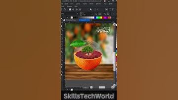 Best Photoshop Manipulation Technique🔥in coreldraw #shorts