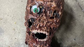 DIY Corpse Skeleton Project | Skeleton Sacrifice UPDATE ☠️ Halloween Haunt Yard Set Up