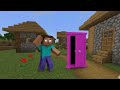 Doraemon anime door Minecraft work anime door 