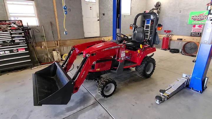 We bought a new tractor