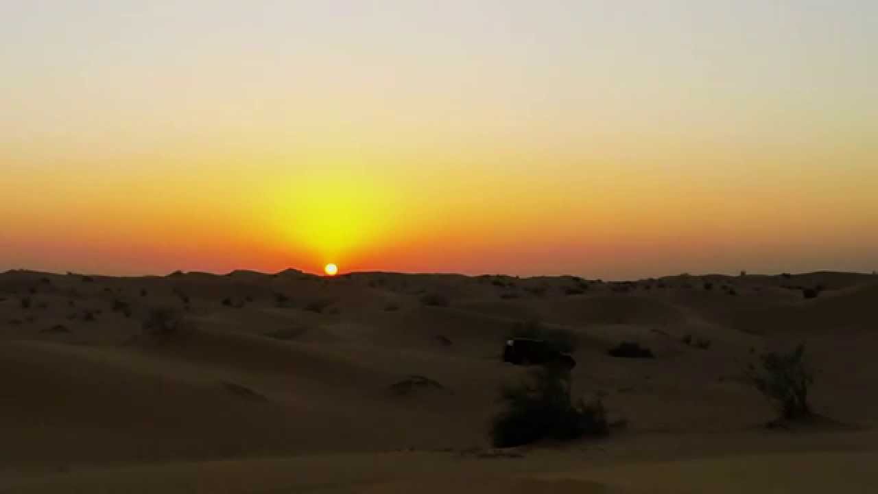 Dubai Desert Sunset Gopro 4K - YouTube