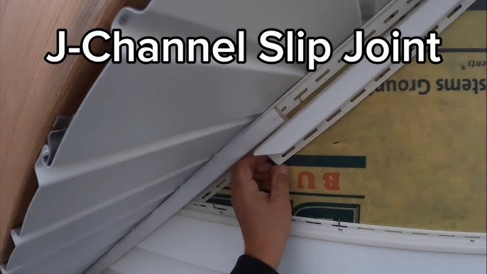 How to install J Channel on an inside corner 