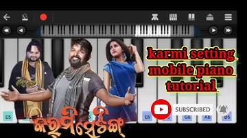 karmi Sitting Mobile Piano//human Sagar and Ruku Suna Sambalpuri Song