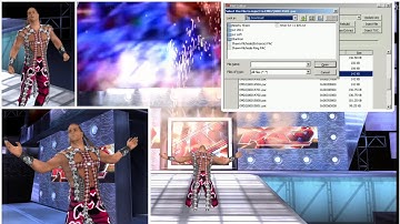 How to import wreshlers model pac  in WWE SVR 2011 PSP tutorial